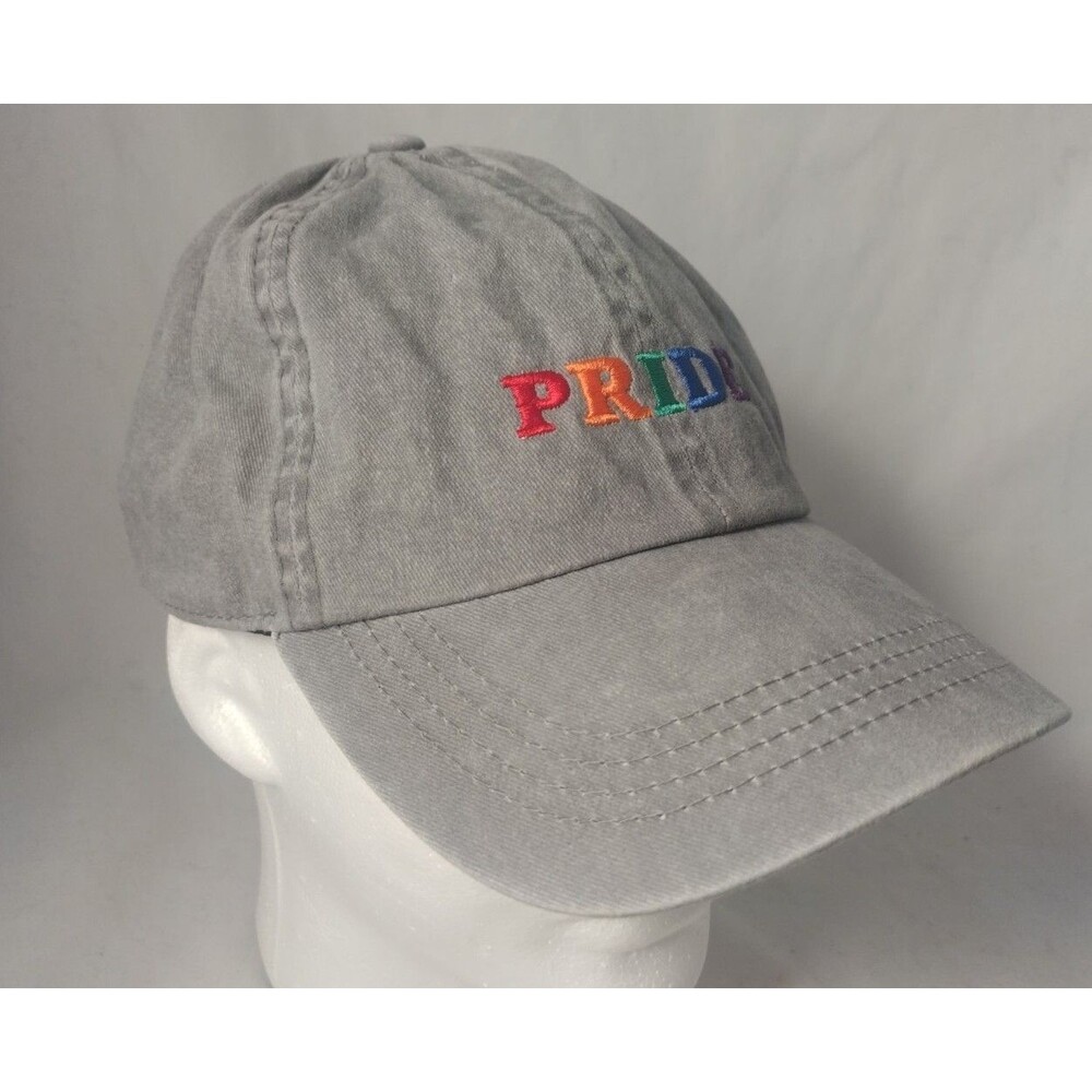 David and Young LGBTQI+ Rainbow PRIDE Adjustable Strapback Hat/Cap-BRAND NEW!